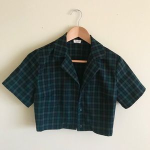 Brandy Melville (John Galt) Vivian Top - Plaid